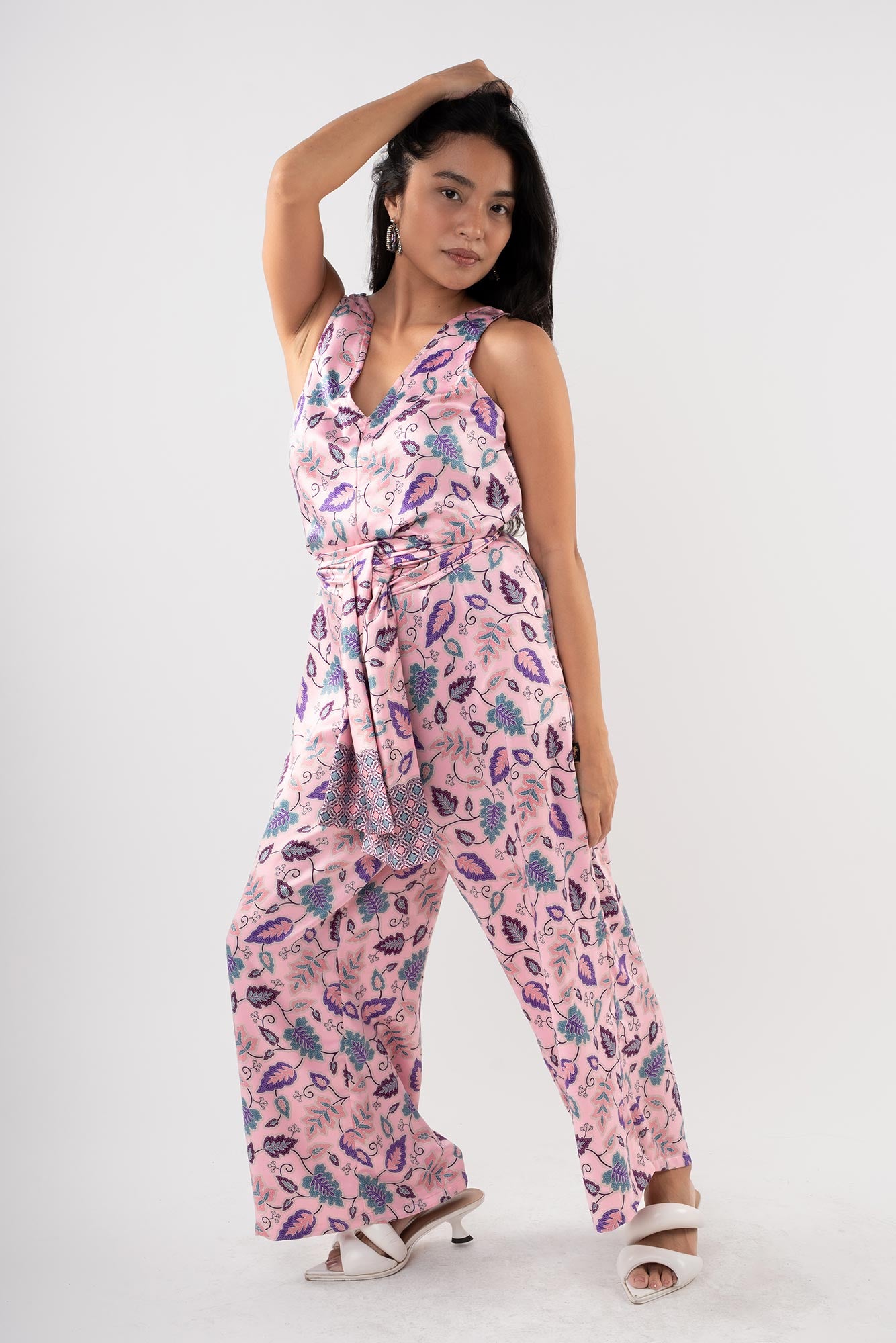 Cosmic Berry Jumpsuit designed for movement and travel