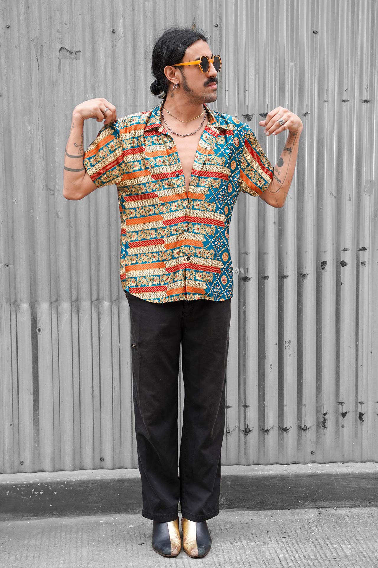Owo Retro Cabana Shirt – Rafikimono