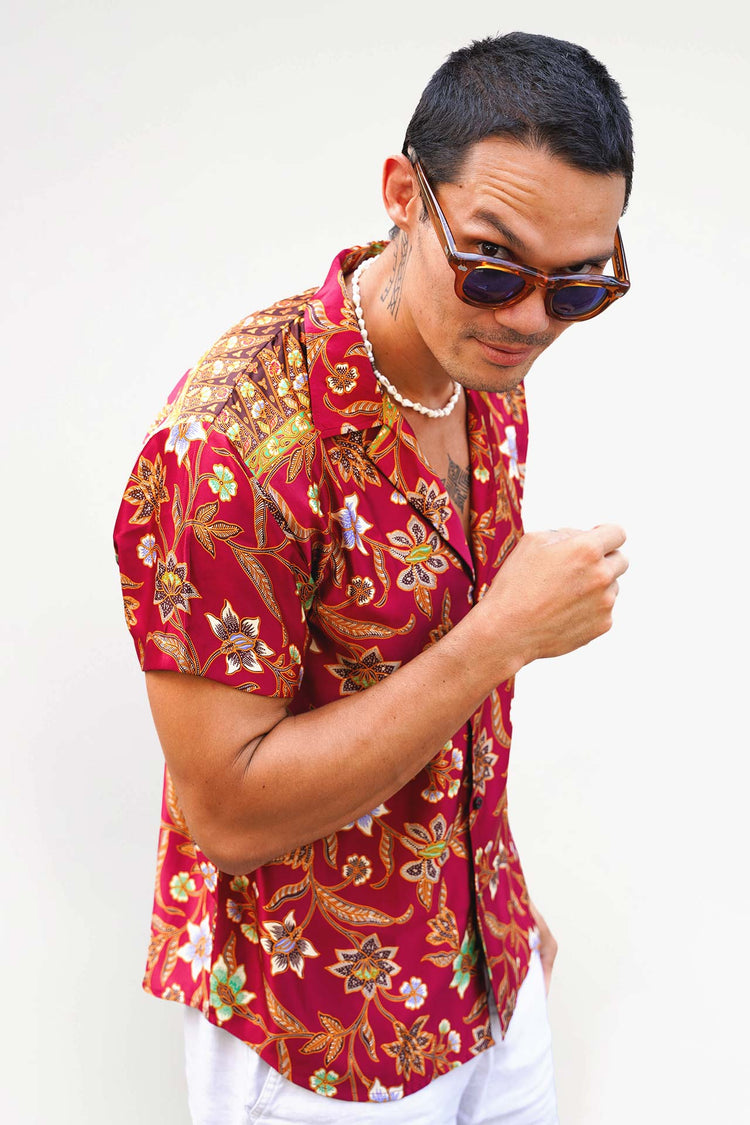 Ruby Reverie Ruby Reverie Cabana Shirt – Rafikimono