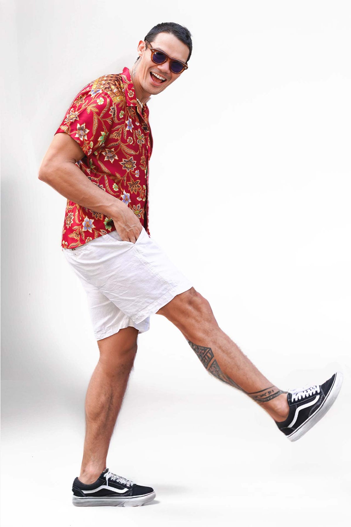 Ruby Reverie Ruby Reverie Cabana Shirt – Rafikimono