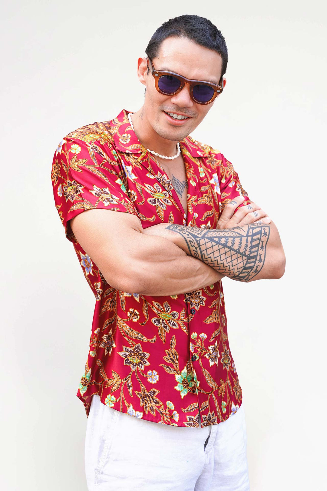 Ruby Reverie Ruby Reverie Cabana Shirt – Rafikimono